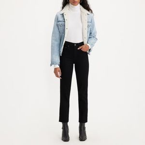 Levi’s Ribcage Straight Ankle Size 27 Black Jeans